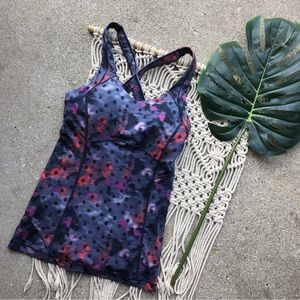 Lululemon Tank Top Size 4 - Kanto Catch Me Windy Blooms